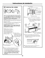 Предварительный просмотр 42 страницы GE Advantium SCA1000 Installation Instructions Manual