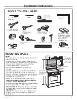 Предварительный просмотр 7 страницы GE Advantium Series PSA9120 Installation Instructions Manual