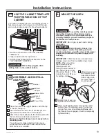 Предварительный просмотр 13 страницы GE Advantium Series PSA9120 Installation Instructions Manual