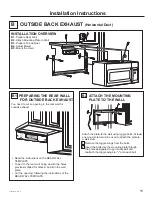 Предварительный просмотр 15 страницы GE Advantium Series PSA9120 Installation Instructions Manual