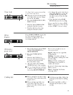 Preview for 23 page of GE Advantium ZSC2001 Series Owner'S Manual