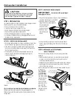 Предварительный просмотр 25 страницы GE ADW1000 Series Owner'S Manual