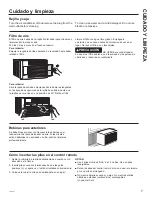 Предварительный просмотр 25 страницы GE AEC08 Owner'S Manual And Installation Instructions