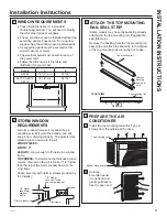 Предварительный просмотр 9 страницы GE AEC10 Owner'S Manual And Installation Instructions