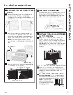 Предварительный просмотр 11 страницы GE AEC14 Owner'S Manual And Installation Instructions