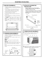 Предварительный просмотр 9 страницы GE AED05 Series Owner'S Manual And Installation Instructions