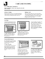 Preview for 6 page of GE AED22 Use And Care & Installation Manual