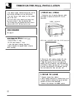 Preview for 12 page of GE AED22 Use And Care & Installation Manual