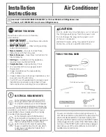 Preview for 7 page of GE AED25 Series Owner'S Manual & Installation Instructions