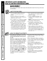 Preview for 2 page of GE AEE08AK Owner'S Manual And Installation Instructions