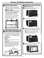 Preview for 8 page of GE AEE08AK Owner'S Manual And Installation Instructions