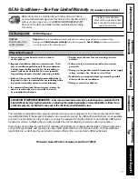 Preview for 17 page of GE AEE08AK Owner'S Manual And Installation Instructions