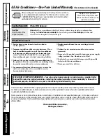 Preview for 18 page of GE AEE08AK Owner'S Manual And Installation Instructions