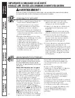 Preview for 20 page of GE AEE08AK Owner'S Manual And Installation Instructions