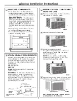 Preview for 8 page of GE AEE08AP Owner'S Manual And Installation Instructions