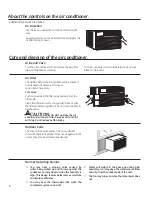 Preview for 6 page of GE AEE08AQ Owner'S Manual & Installation Instructions