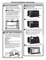 Preview for 8 page of GE AEE08AT Owner'S Manual And Installation Instructions