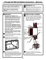 Preview for 12 page of GE AEE08AT Owner'S Manual And Installation Instructions