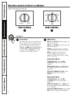 Preview for 4 page of GE AEE12DT Owner'S Manual And Installation Instructions