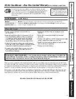 Предварительный просмотр 19 страницы GE AEE18DK Owner'S Manual