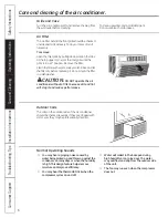 Preview for 6 page of GE AEE18DN Owner'S Manual And Installation Instructions