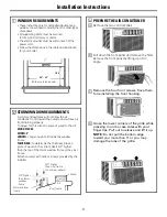 Preview for 9 page of GE AEE18DQ Owner'S Manual & Installation Instructions