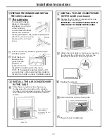 Предварительный просмотр 12 страницы GE AEE23DN Owner'S Manual And Installation Instructions
