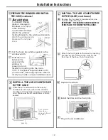 Preview for 12 page of GE AEE23DN Owner'S Manual And Installation Instructions