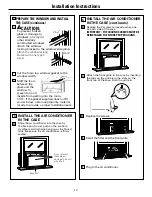 Предварительный просмотр 12 страницы GE AEE24DQ Owner'S Manual & Installation Instructions