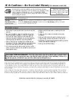 Предварительный просмотр 17 страницы GE AEE24DT Owner'S Manual And Installation Instructions