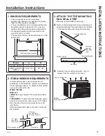 Preview for 11 page of GE AEG08 Owner'S Manual And Installation Instructions