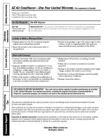 Предварительный просмотр 16 страницы GE AEH05 and Owner'S Manual And Installation Instructions