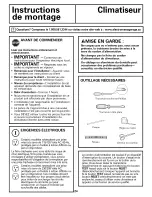 Предварительный просмотр 24 страницы GE AEH05 and Owner'S Manual And Installation Instructions