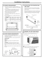 Preview for 10 page of GE AEH06 Series Owner'S Manual And Installation Instructions