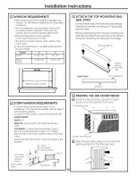 Предварительный просмотр 10 страницы GE AEH06 Series Owner'S Manual And Installation Instructions