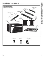 Preview for 9 page of GE AEH06LX Owner'S Manual And Installation Instructions