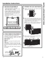 Preview for 11 page of GE AEH08 Series Owner'S Manual And Installation Instructions
