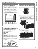 Preview for 11 page of GE AEH08LX Owner'S Manual And Installation Instructions