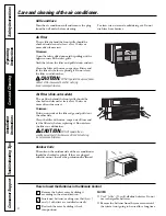 Предварительный просмотр 6 страницы GE AEH10 Series Owner'S Manual And Installation Instructions