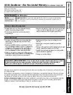 Предварительный просмотр 17 страницы GE AEH10 Series Owner'S Manual And Installation Instructions