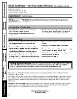 Предварительный просмотр 18 страницы GE AEH10 Series Owner'S Manual And Installation Instructions