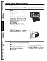 Preview for 6 page of GE AEH10AL Owner'S Manual And Installation Instructions