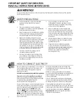 Preview for 2 page of GE AEH18 Series Owner'S Manual And Installation Instructions