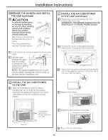 Preview for 12 page of GE AEH24DSL1 Owner'S Manual And Installation Instructions