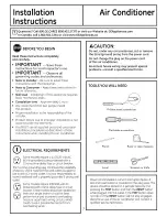 Предварительный просмотр 7 страницы GE AEHIO* and Owner'S Manual And Installation Instructions