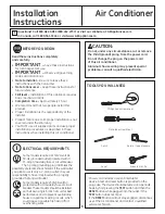 GE AEL05 Installation Instructions preview