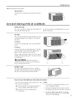 Предварительный просмотр 7 страницы GE AEL05 Owner'S Manual And Installation Instructions