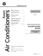 GE AEL05LV Owner'S Manual And Installation Instructions предпросмотр