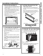 Preview for 9 page of GE AEL05LX Owner'S Manual And Installation Instructions