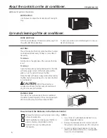 Предварительный просмотр 6 страницы GE AEL08 Series Owner'S Manual And Installation Instructions